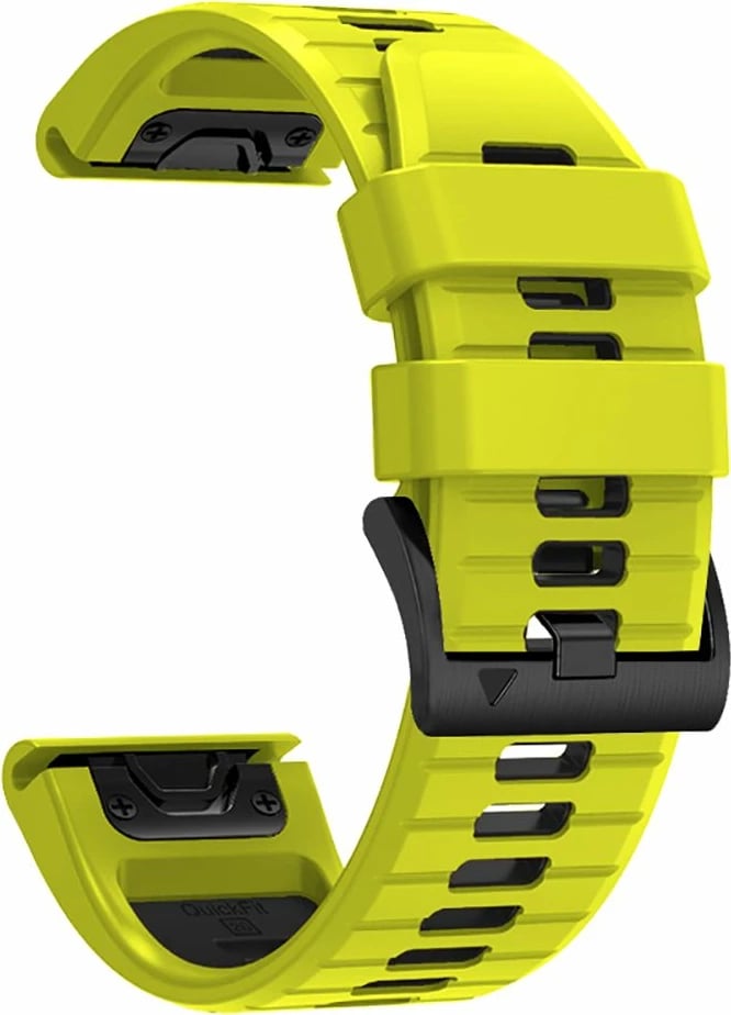 Rrip sportiv për smartwatch Tech-Protect IconBand Pro për Garmin Fenix 3/5X/3HR/5X Plus/6X/6X Pro/7X, Lime Black