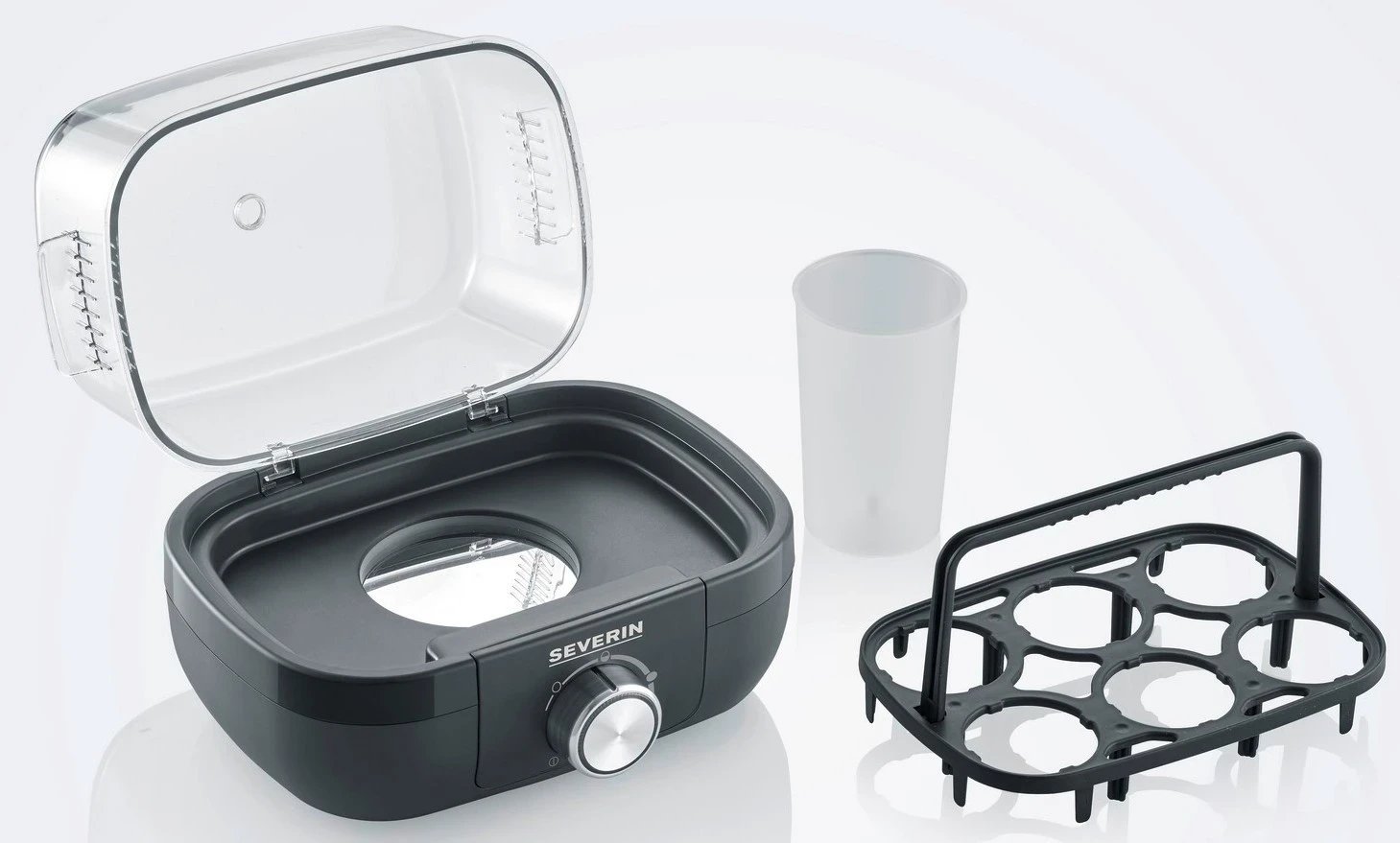 Aparat për gatim vezësh Severin EK 3166, ngjyrë e zezë