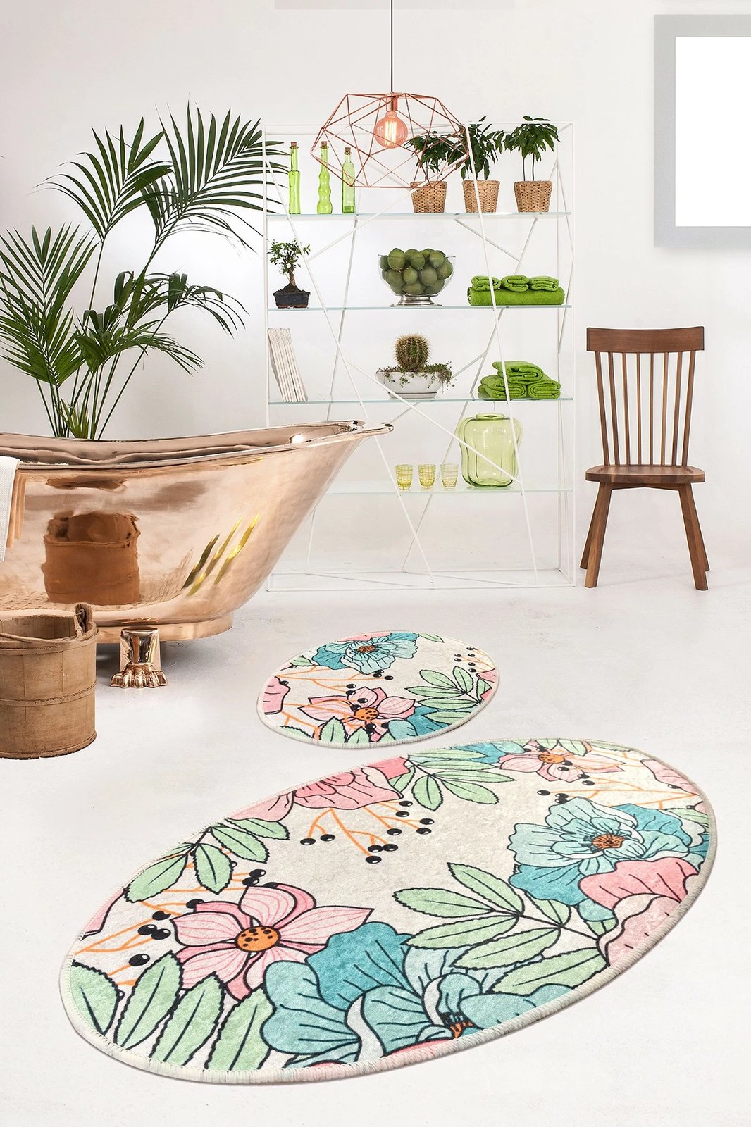 Set tapetash për banjo, shumëngjyrëshe, Mijolnir, 2 copë, Spring