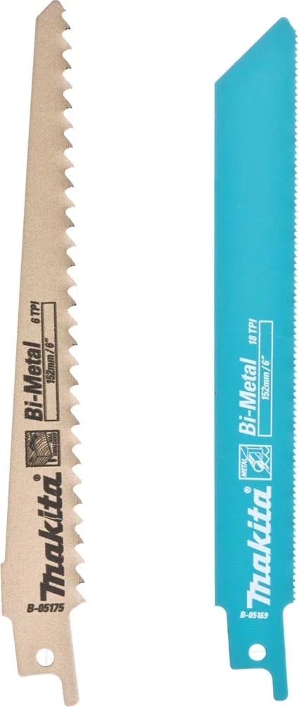 Sharrë reciproke MAKITA DJR186RTE, 18V, 5Ah, turkeze