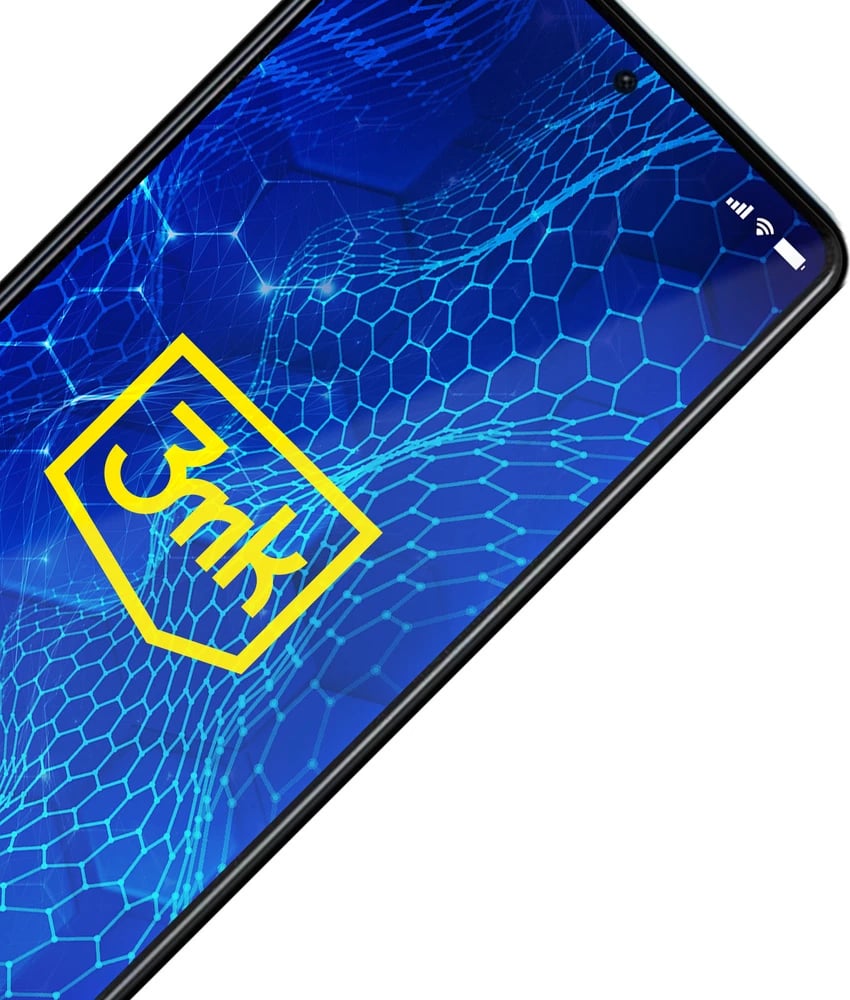 Xham i temperuar 3mk HardGlass Lite për Xiaomi Redmi Note 12 Pro/Pro+, 9H, i zi