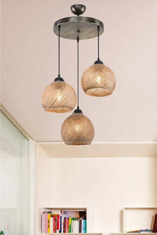 Dritë tavani PWL-1121 Ε27 kafe D40x75cm Dritë tavani PWL-1121 Ε27 kafe D40x75cm