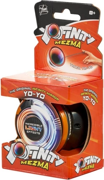Yo-Yo Goliath YoFinity MEZMA, plastikë, me drita LED, portokalli/zi