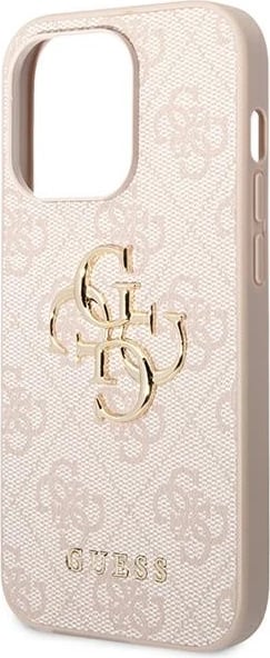 Mbështjellës Guess GUHCP14X4GMGPI për iPhone 14 Pro Max 6.7", rozë
