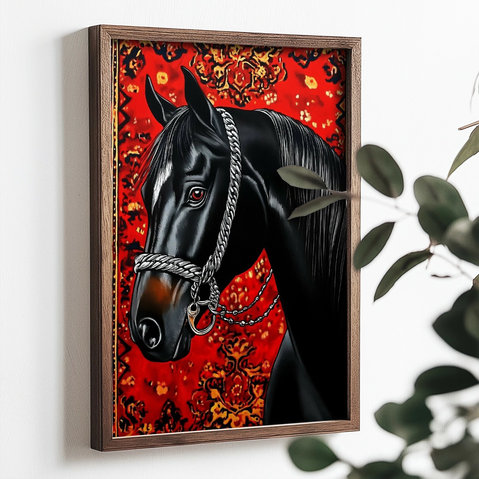 Pikturë dekorative me kornizë MDF, Wallity, TUN049-L, shumëngjyrëshe, 35x47x2 cm