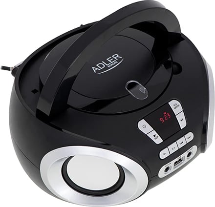 Boombox/Radio CD, Adler AD 1181, USB/FM/AUX, CD/MP3, 2x2W, i zi