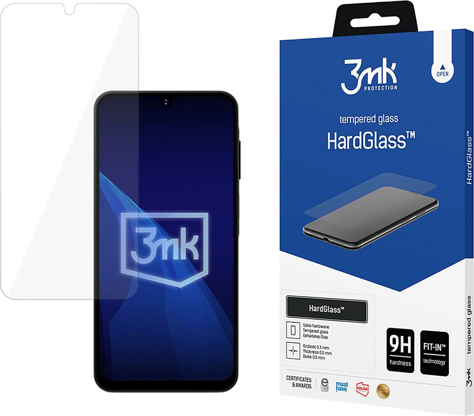 Xham i temperuar 3mk Protection HardGlass për Samsung Galaxy A16