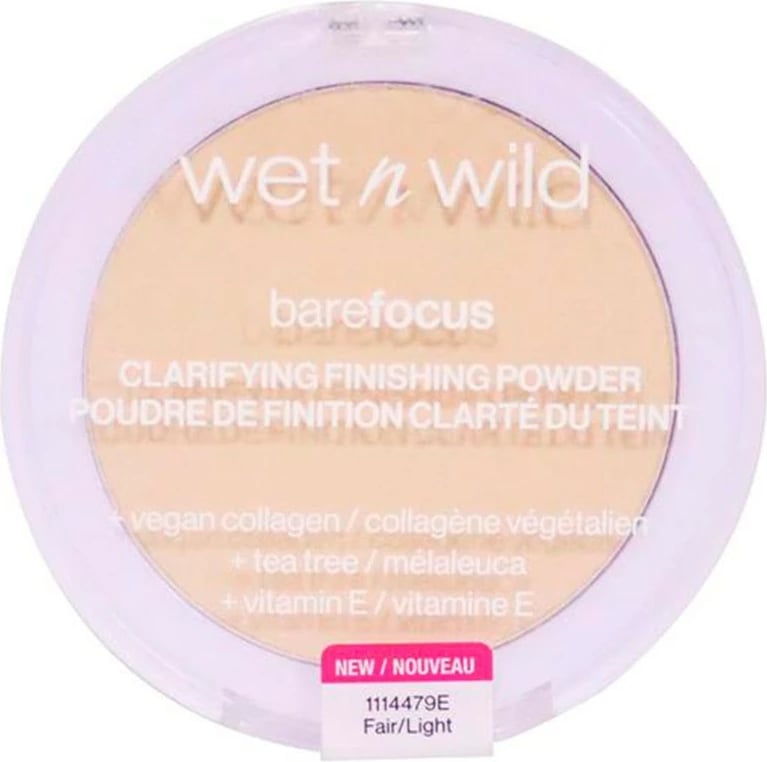 Pudër kompakte Wet N Wild Bare Focus Clarifying Finishing Powder 114479E unisex Fair/Light