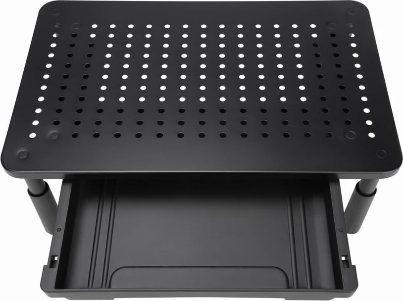 Mbajtëse monitori Gembird MS-TABLE-D-01 me sirtar, e zezë