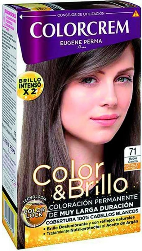Ngjyrë flokësh NATURTINT Colorcrem 71 rubio ceniza unisex
