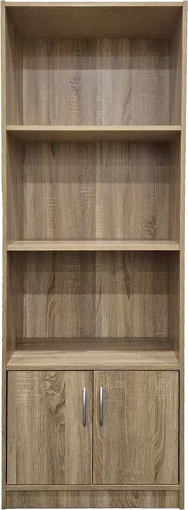 Raft librash Tekaro, ngjyrë sonoma, 60x29x166cm