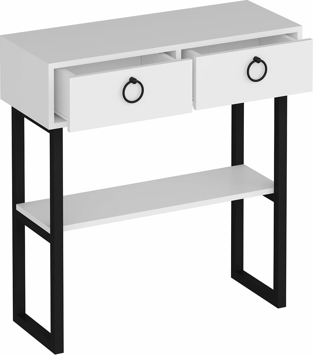 Bufe modern Valeri, ngjyrë e bardhë, Hanah Home