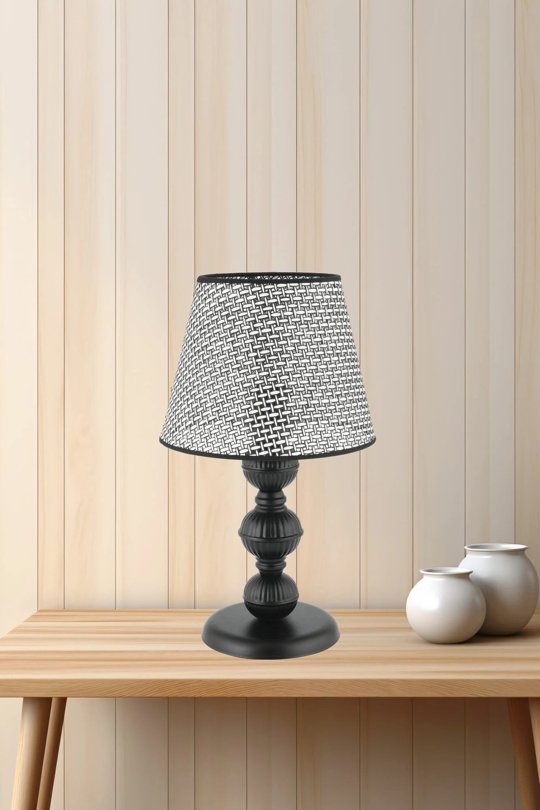 Llambë tavoline Opviq, 301 Hazeran, gri, e zezë