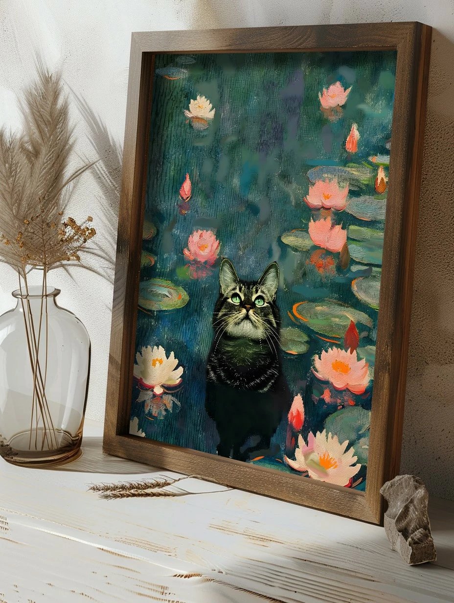 Pikturë dekorative me kornizë, MDF, Wallity, GE187-L