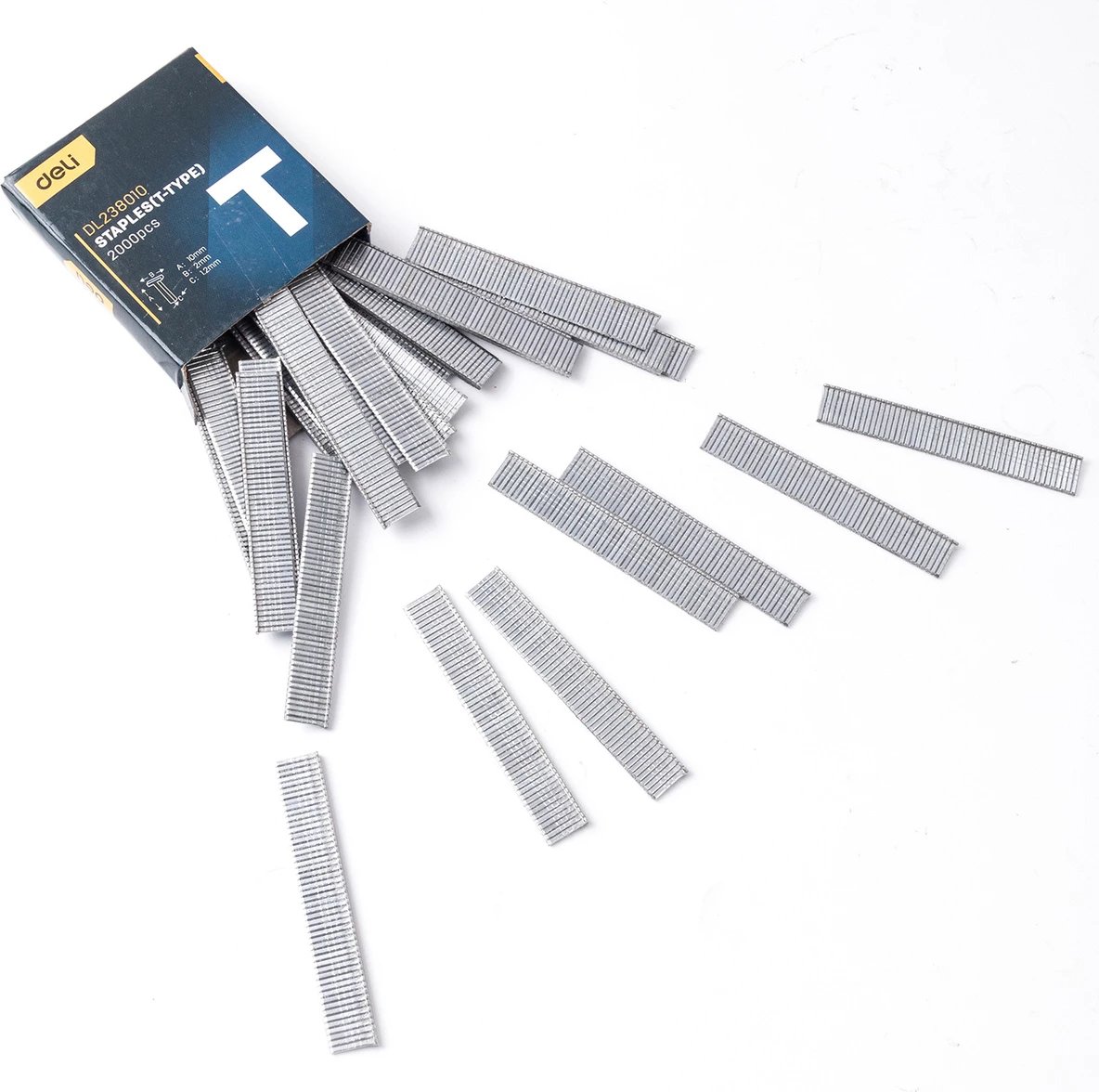Kapëse T Deli Tools EDL238010, 2000 copë