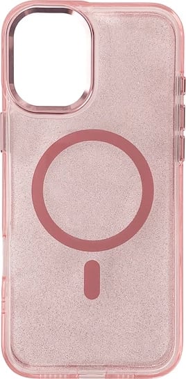 Mbështjellës Hurtel Glitter Case MagSafe për iPhone 16e, Rozë