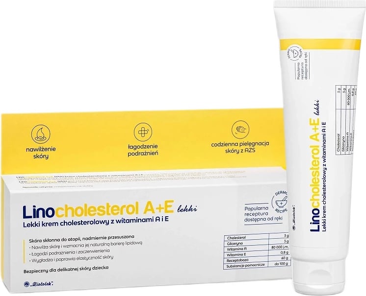 Krem për trup Ziołolek Linocholesterol A+E Light Cream 80g