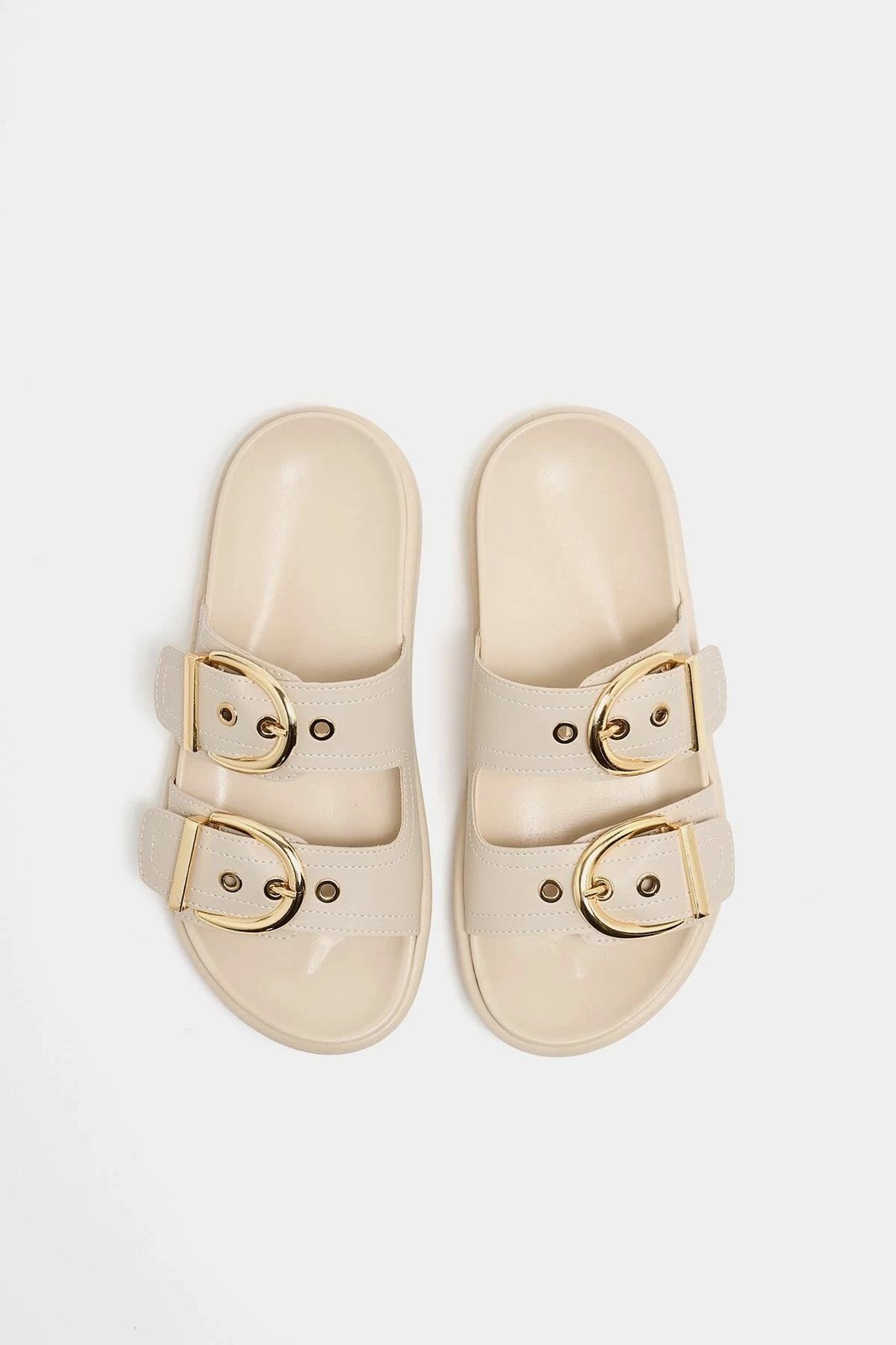 Pantofla për gra, krem, Jumeon, MK1340125YR20-002