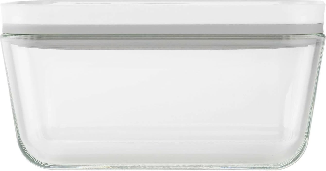 Enë qelqi për ruajtje me vakum, Zwilling Fresh & Save 36803-200-0, 0.95 L, për furrë/mikrovalë/ngrirës, transparente e bardhë