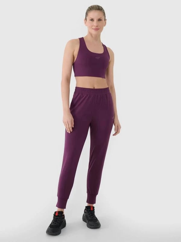 Pantallona sportive për femra 4F, gri