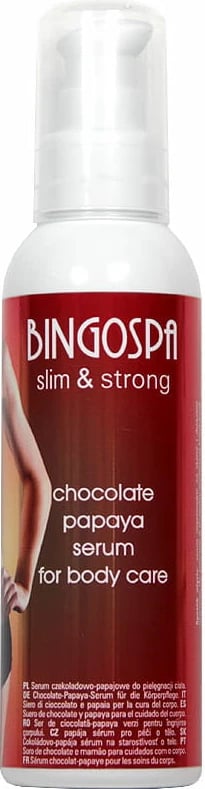 Serum për trup për femra BingoSpa Slim & Strong chocolate-papaya, 135g