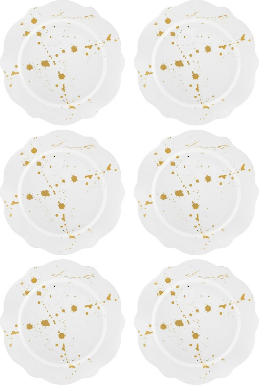 Set pjatash ëmbëlsirash (6 copë), Hermia, DNR0032