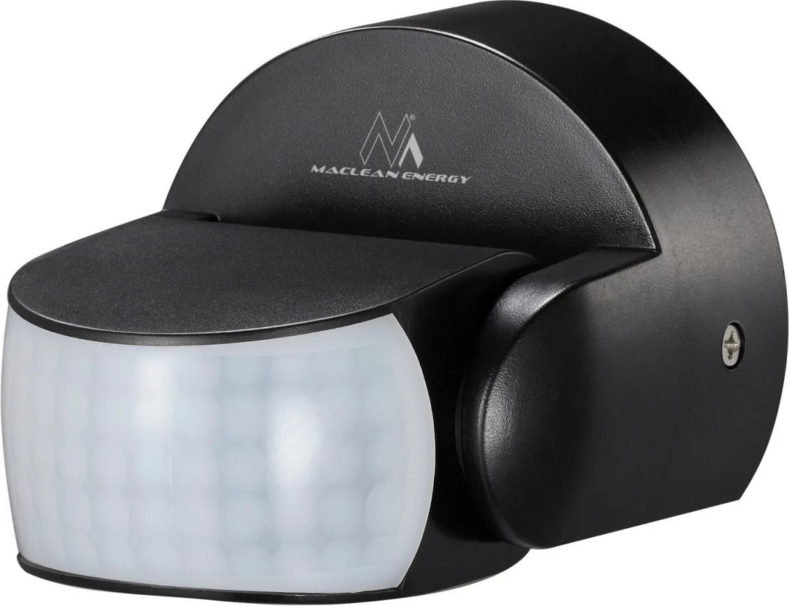 Sensor lëvizjeje PIR, Maclean, MCE468B, IP65 12 m 220-240V 600/1200W, e zezë