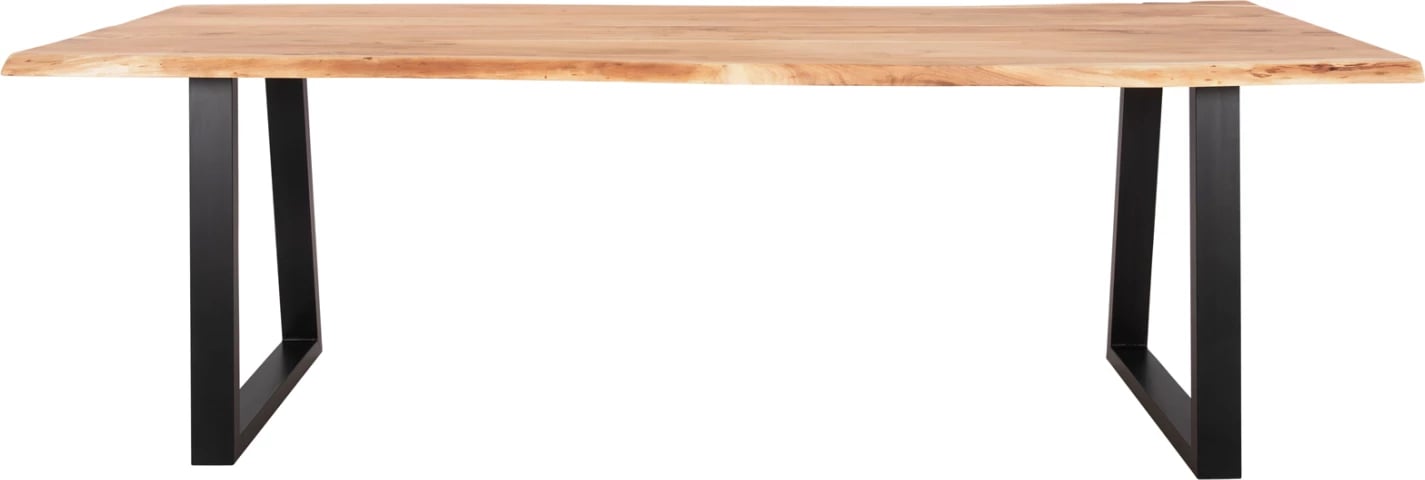 Tavolinë ngrënieje MONTANA, dru akacie, 240x101x78 cm, trashësi 3.5 cm