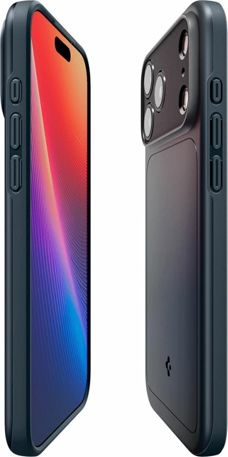 Mbështjellës Spigen Thin Fit MagSafe për iPhone 17 Pro Max, ultra i hollë polikarbonat, me unazë magnetike MagSafe, Navy Blue