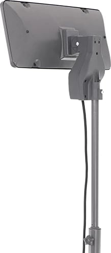 ngrohës terase në këmbë, Adler Camry CR 7737, 1000/2000W, elemente kuarci, IP24, zonë 14 m², lartësi 157–202 cm, gri
