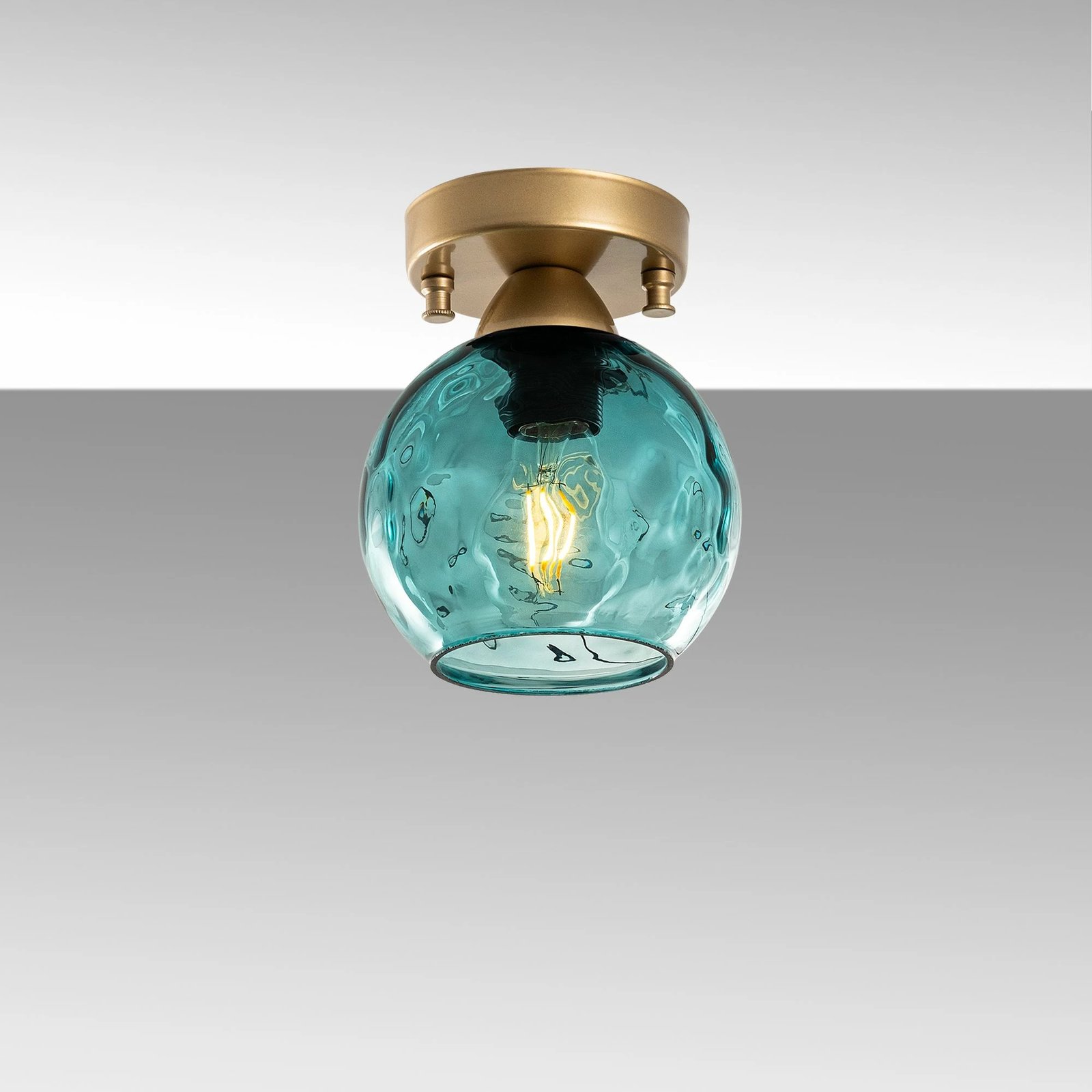 Llambë tavani Opviq Benek, blu e zezë, 15x15x18cm