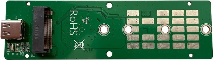 Kasë SSD LC-Power LC-M2-C-MULTI, M.2, USB 3.2, e zezë