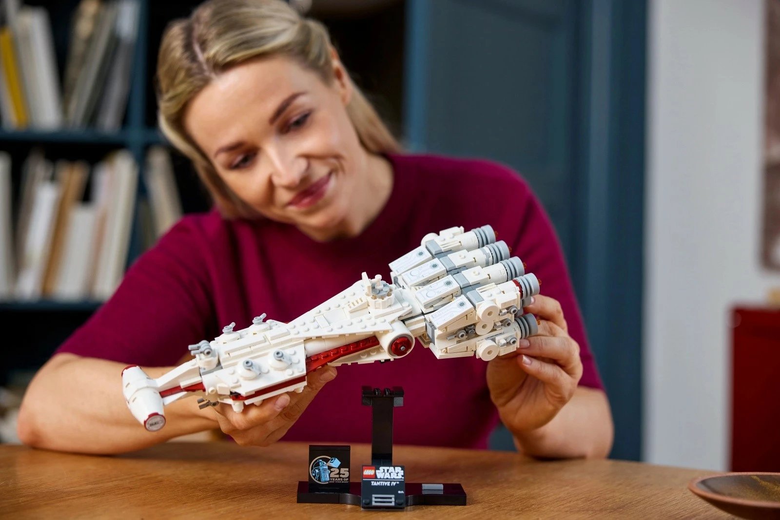 Set LEGO Star Wars Tantive IV 75376, 654 pjesë, për të rritur, Bardhë/Gri