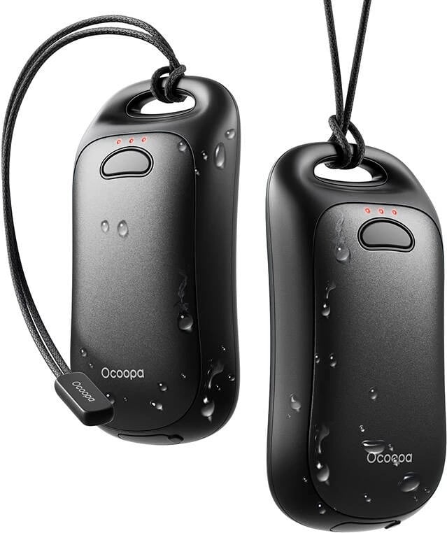 Ngrohës dore Ocoopa UT3061, 2x3000 mAh, USB-C, i zi, set prej 2 copë