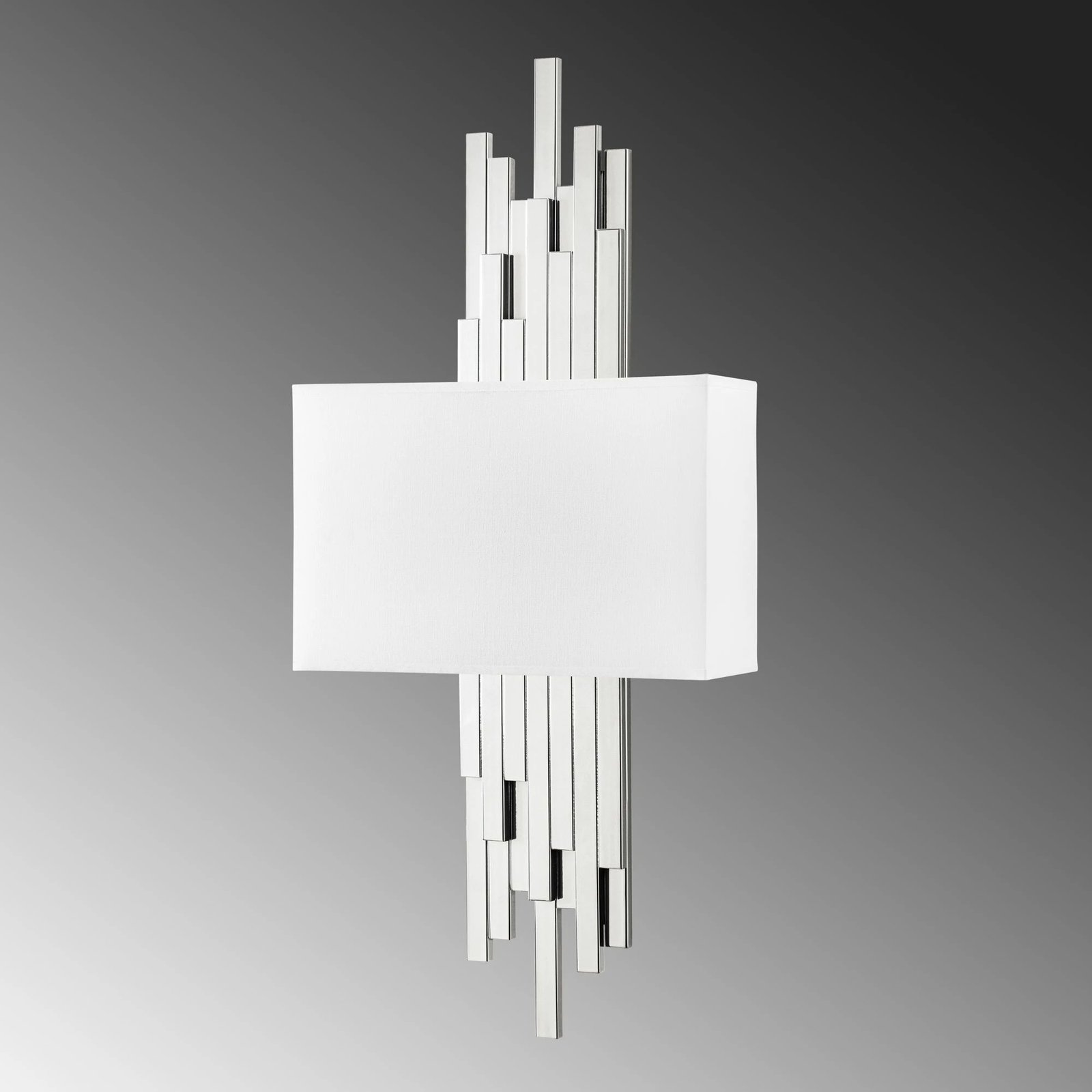 Llambë muri Opviq, Axıs - 15121, metal dhe pëlhurë, e bardhë