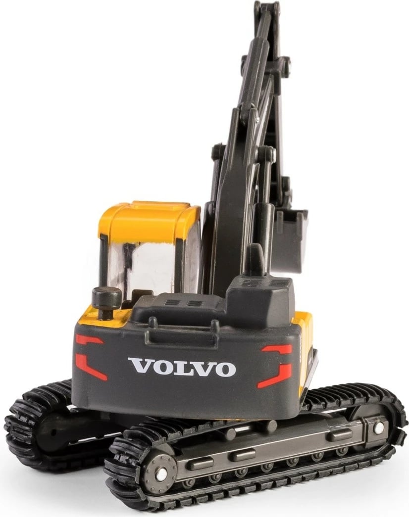 Ekskavator lodër Daffi Volvo EC140E, model metalik, 14 cm, zi/verdhë
