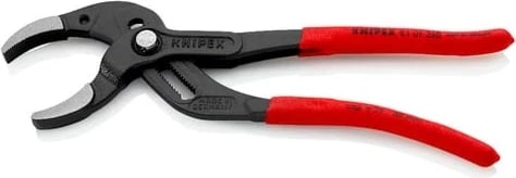 Darë Knipex 81 01 250, për sifone, dorezë plastike, e kuqe