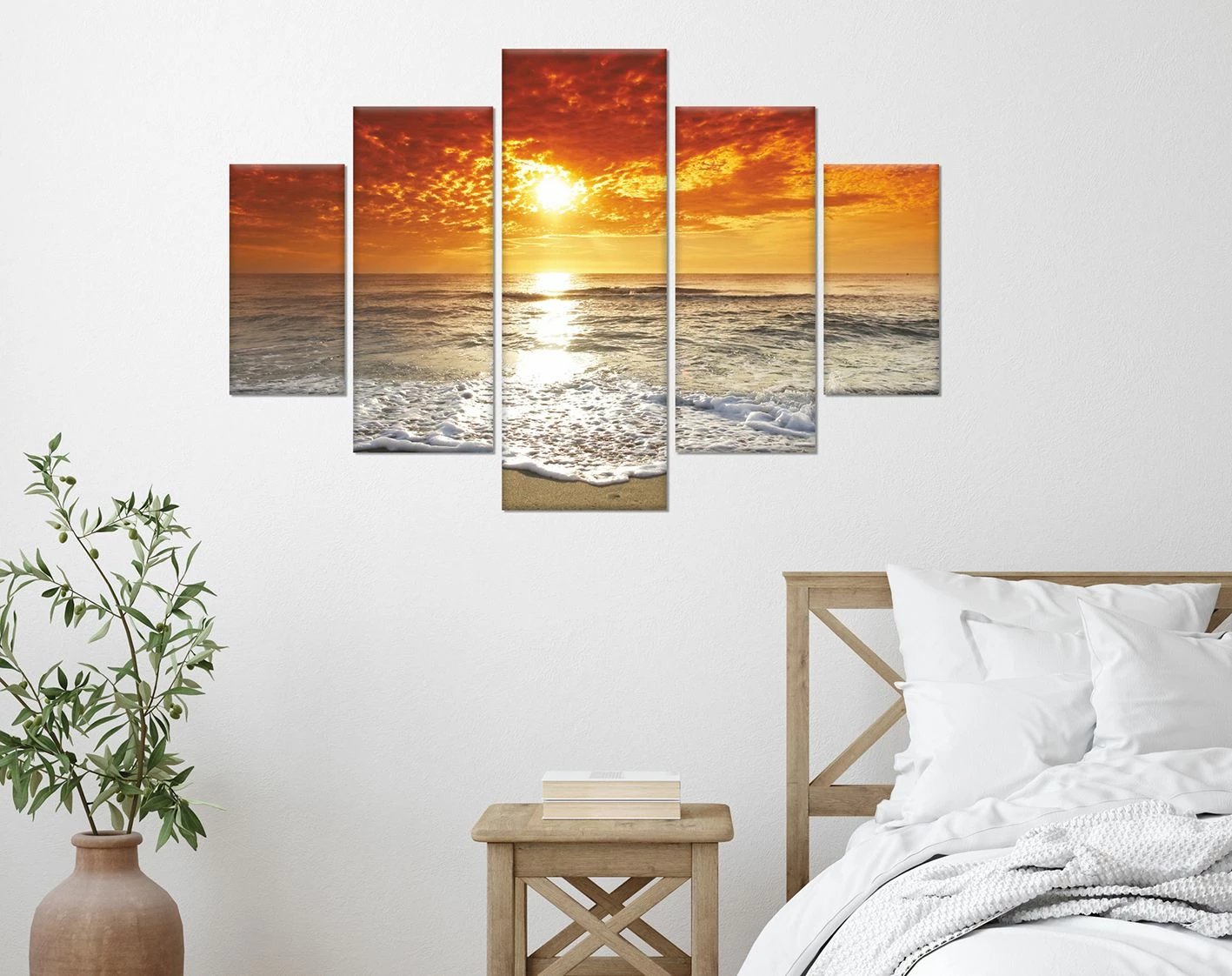 Pikturë dekorative MDF, 5 pjesë, Wallity, ST063