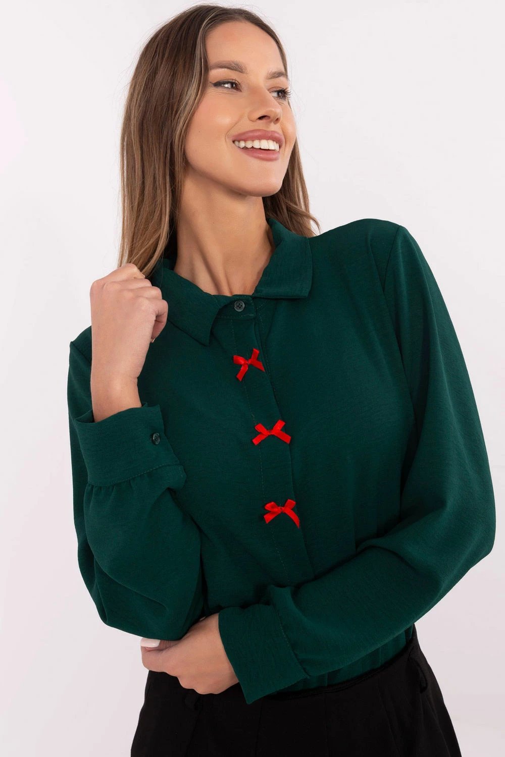 Këmishë për femra Italy Moda 203946, e gjelbër
