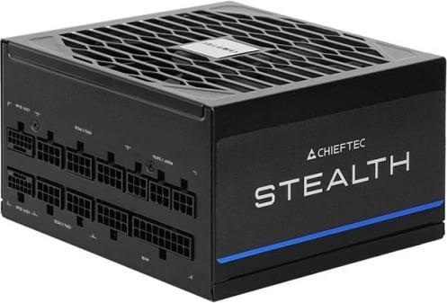Furnizues energjie ATX, Chieftec SPX-1200-FC Stealth, 1200 W, 80+ Platinum, plotësisht modular, PCIe Gen5, i zi