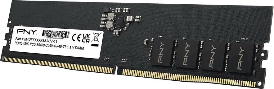 RAM Memorje PNY MD8GSD55600-SB 8GB DDR5 5600MHz CL40 DIMM paketë 1x8GB
