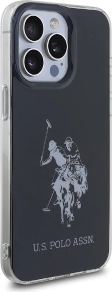 Mbështjellës U.S. Polo Assn. USHCP15XTPUHRBK për iPhone 15 Pro Max 6.7", Shiny Big Logo, zi Mbështjellës U.S. Polo Assn. USHCP15XTPUHRBK për iPhone 15 Pro Max 6.7", Shiny Big Logo, zi
