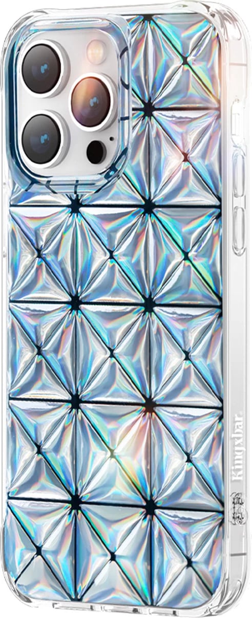 Mbështjellës Kingxbar Miya Series për iPhone 14 Plus, laser color