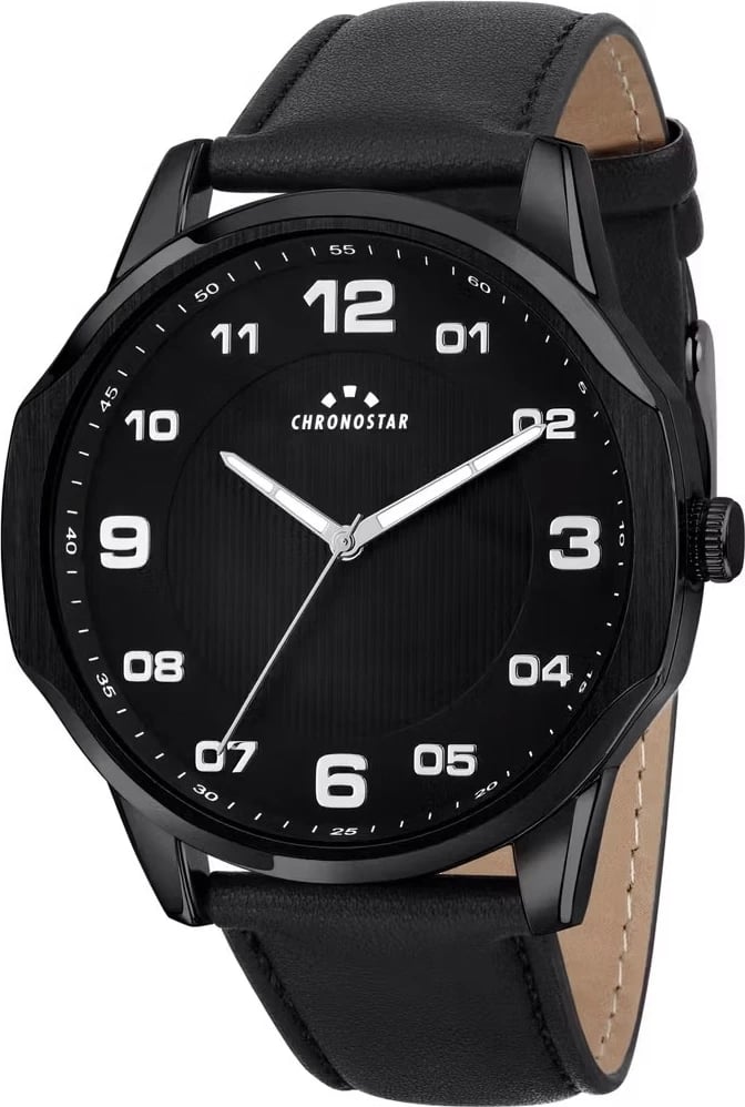 Orë dore për meshkuj CHRONOSTAR R3751115001, e zezë