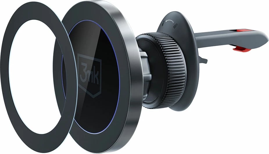 Mbajtës magnetik për celular 3mk MagHolder, për grilë të ajrit, i zi