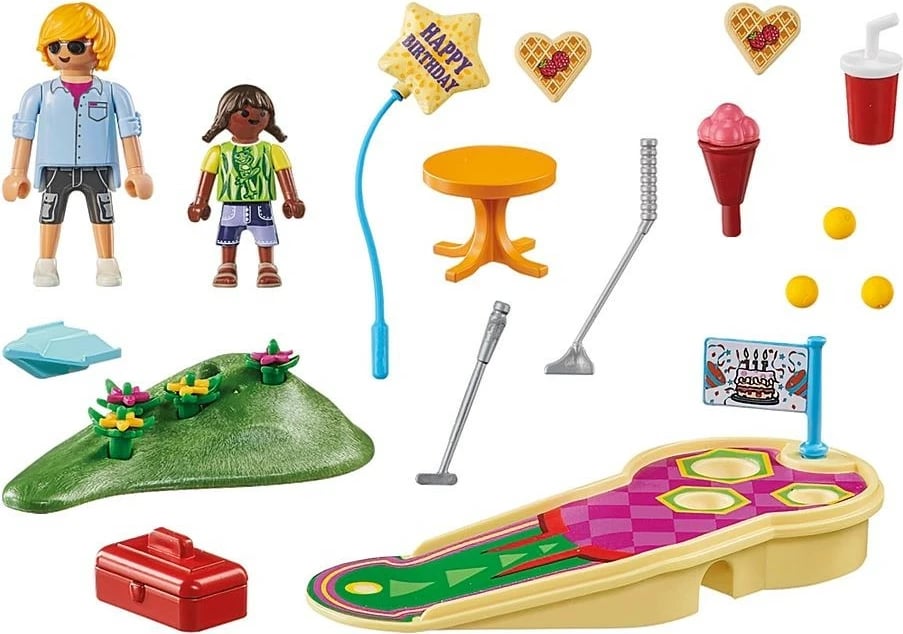 Set figurina Playmobil My Life 71449, minigolf, 33 pjesë