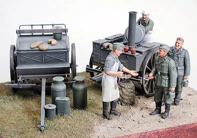 Model plastik Tamiya German Field Kitchen Scenery, 1:35, për djem Model plastik Tamiya German Field Kitchen Scenery, 1:35, për djem