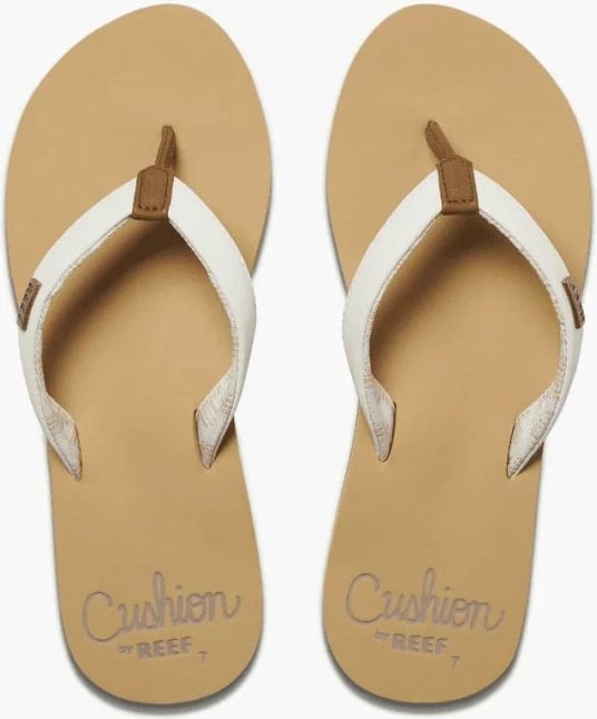 Papuqe për femra Reef, të bardha