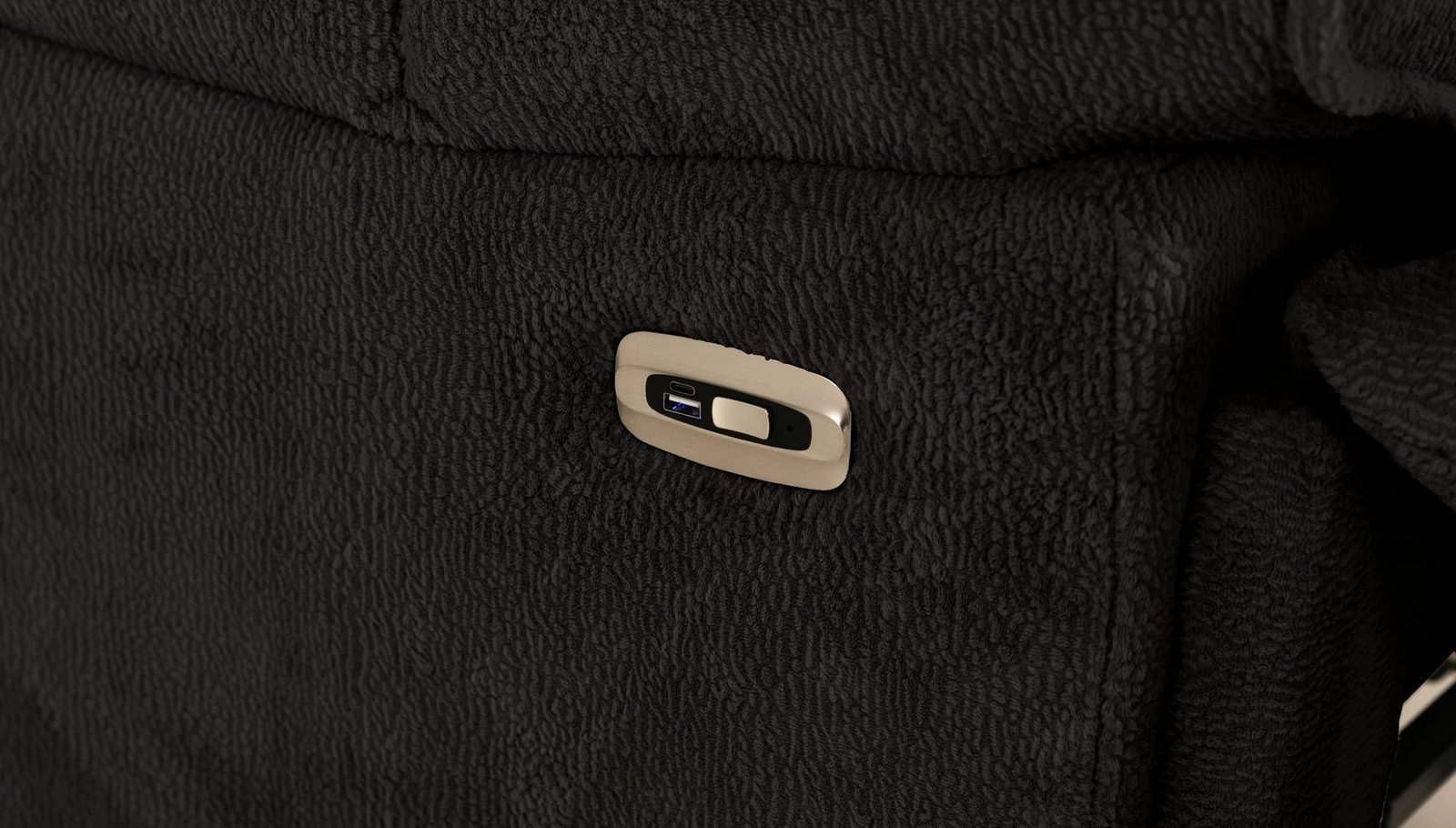 Karrige relaksuese elektrike, ngjyrë e zezë, Atelier del Sofa