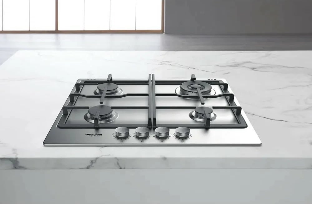 Sobë gazi Whirlpool TGML661IXR, 4 djegësa, inox
